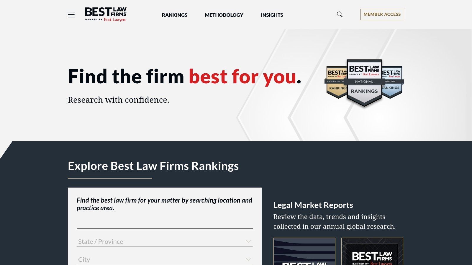 A Definitive Guide to the Top 100 Law Firm Websites in 2026
